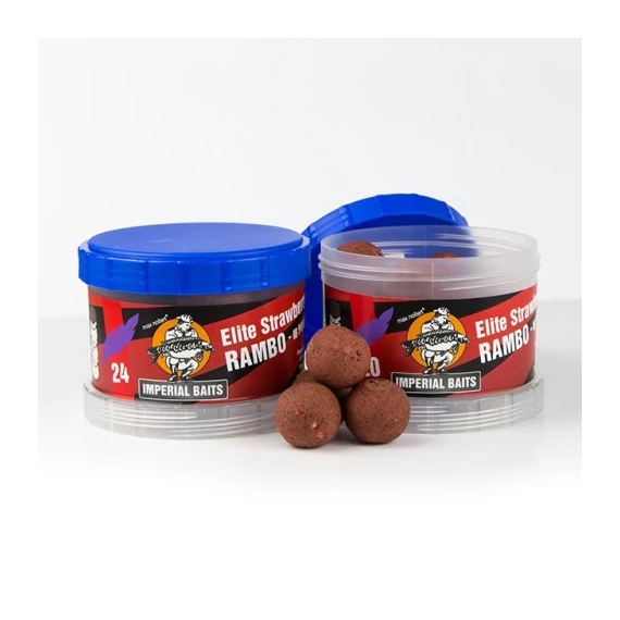 Imperial Baits Power Tower Rambo Elite Strawberry Kikeményített Bojli