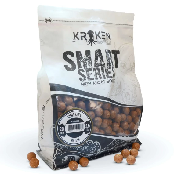 The Kraken Baits Smart Series Chili Krill Boilie (2,5kg) 20/24mm méretekben