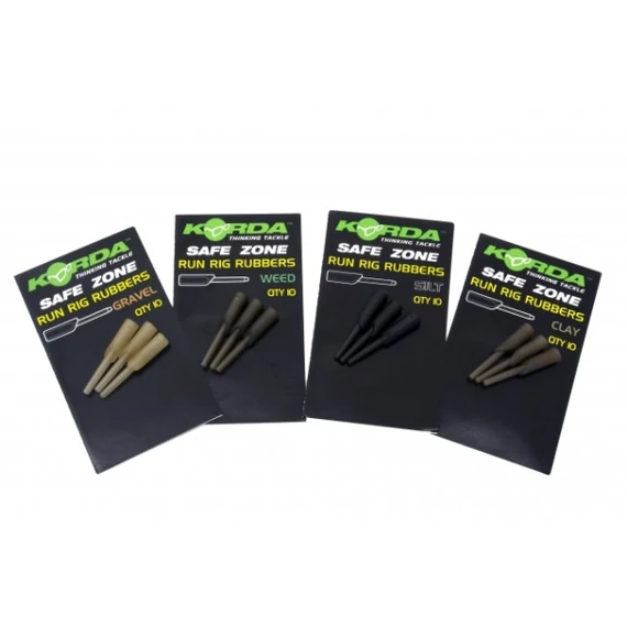 Korda Run Rig Rubber Gumiütköző (Silt (fekete)