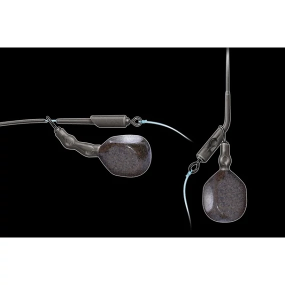 Korda Run Rig Rubber Gumiütköző (Silt (fekete)