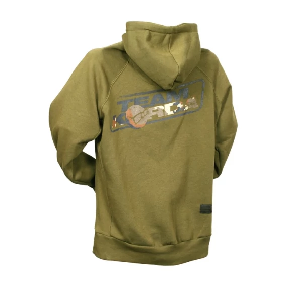 Korda Team Korda Hoodie Kapucnis Pulóver (Dark Olive/zöld)