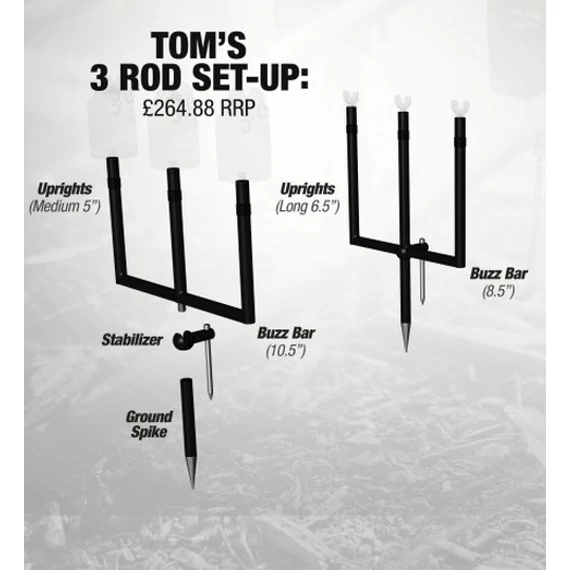 Korda Black Singlez Upright Speciális Menetes Leszúró