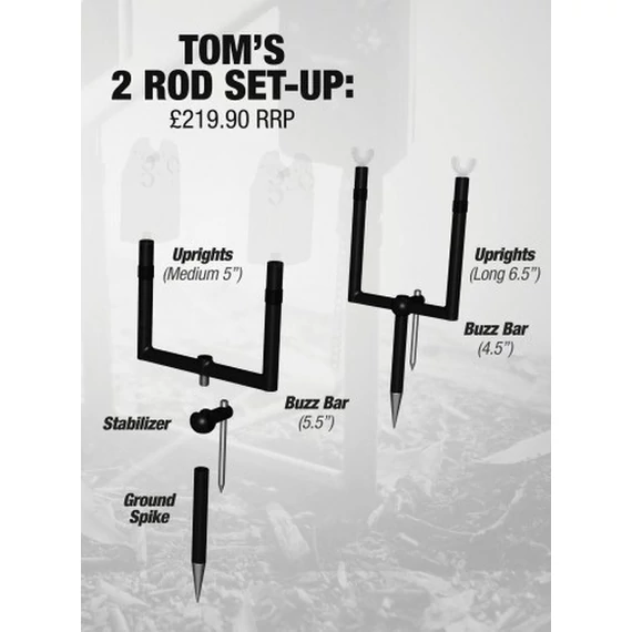 Korda Black Singlez Upright Speciális Menetes Leszúró