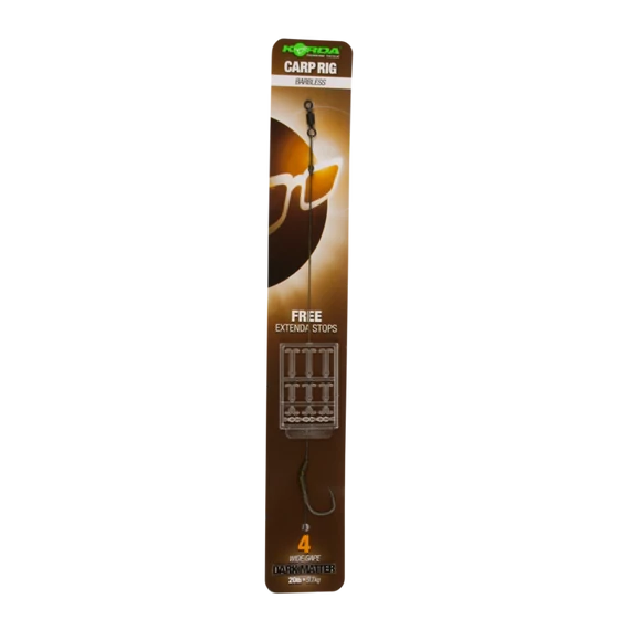 Korda Dark Matter Előkötött Horog Előke