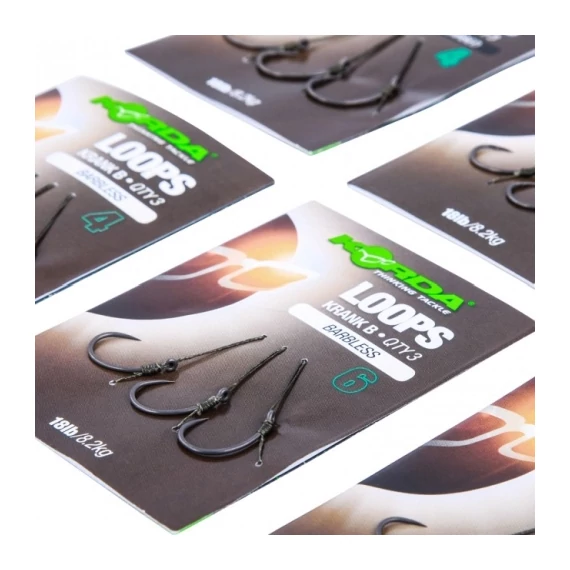 Korda Loop Rigs Krank (18 lb) Előkötött Előke (3db)