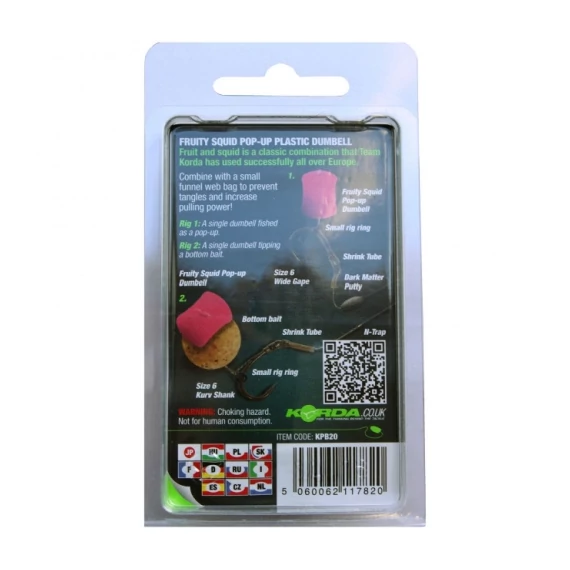 Korda Pop-up Dumbell Lebegő Gumicsali
