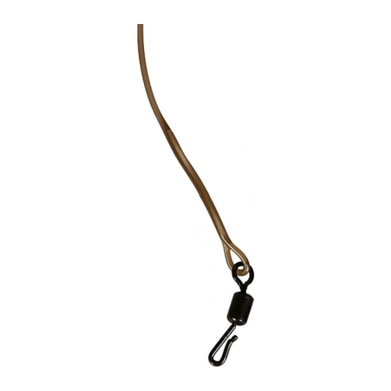 Korda Dark Matter Leader QC Swivel Előtét Zsinór Gyorskapoccsal (40lb/50cm)