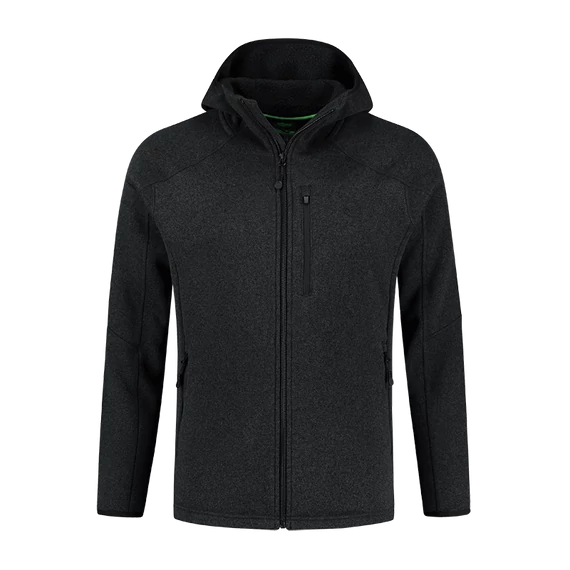 Korda Kore Polar Fleece Jacket Charcoal Kapucnis Pulóver
