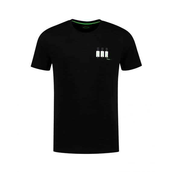 Korda Le Bobbin Tee Black Póló - M