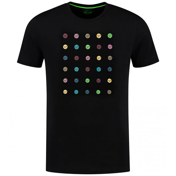 Korda Le Dot Tee Black Póló - XXL