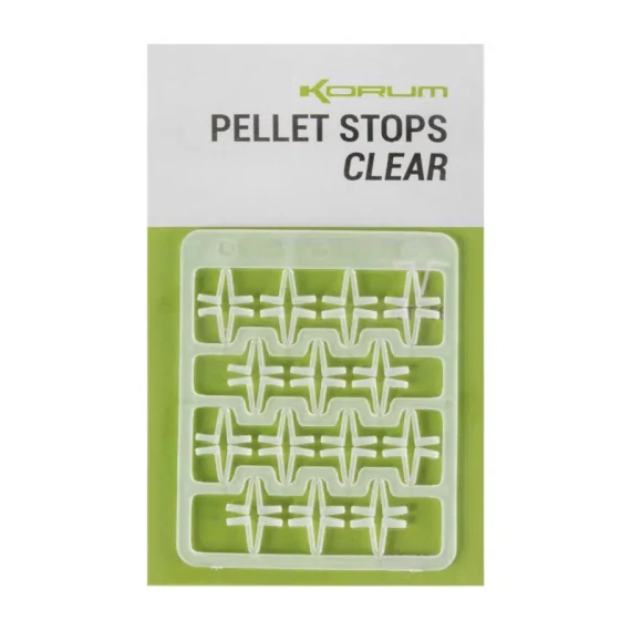 Korum Pellet Stopper Pellet Stops (Clear)