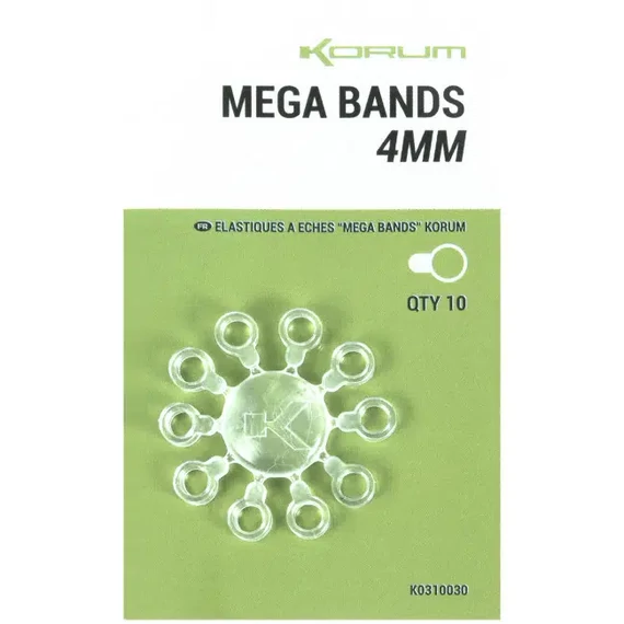Korum Csalikarika Mega Bands 4mm