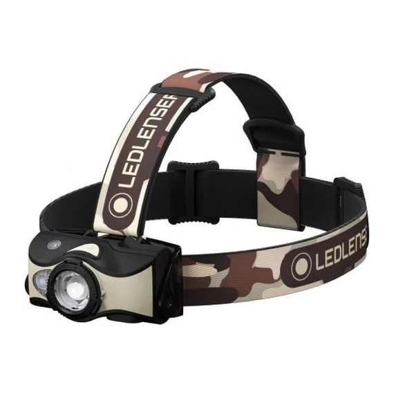 Ledlenser MH8 Outdoor Tölthető Terepmintás LED Fejlámpa (600lm/200m)