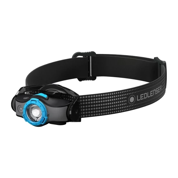 Ledlenser Fejlámpa MH5 Outdoor Akkumulátoros Fekete/Kék (400lm)