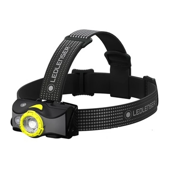 Ledlenser MH7 Outdoor Tölthető Fejlámpa (600lm/200m) - Fekete/Sárga