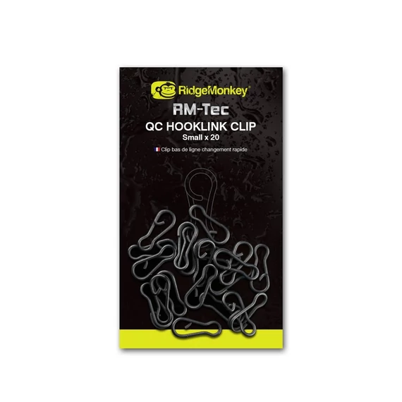 Ridgemonkey Kapocs Rm-Tec Quick Change Hooklink Clip (20db) - Small