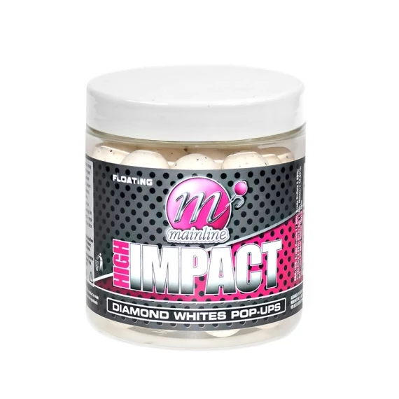 Mainline High Impact Diamond Whites Pop-up Bojli (15mm)