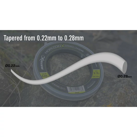 Matrix Horizon X Tapered Shock Leader Előtétzsinór (8lb/12lb)