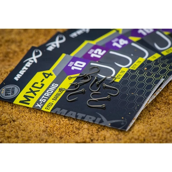 Matrix MXC-4 Barbless Eyed (PTFE) Feeder Horog