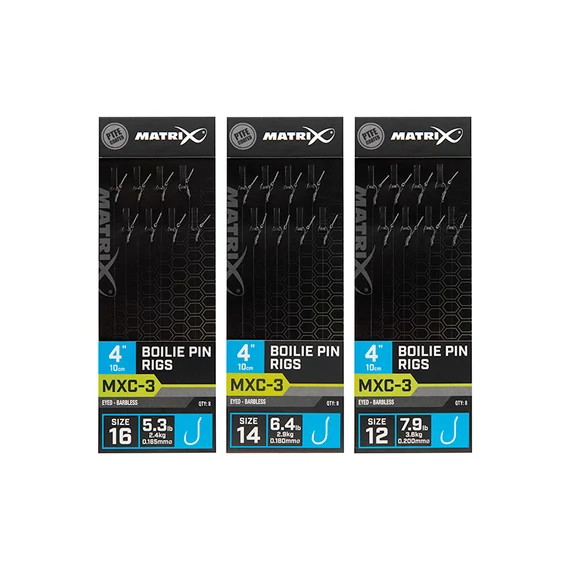 Matrix Előkötött Szakáll Nélküli Horog Csalitüskével MXC-3 (8db, 10cm)