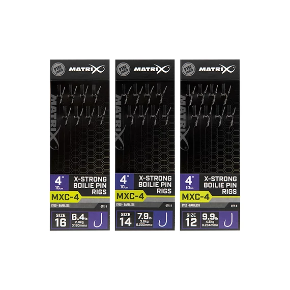 Matrix Előkötött Szakáll Nélküli Horog Csalitüskével MXC-4 (8db, 10cm)