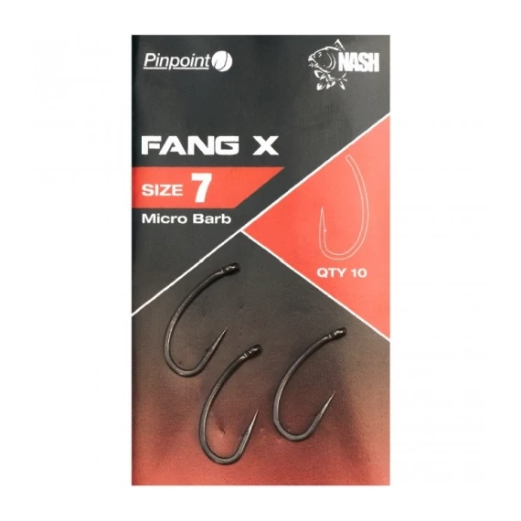 Nash Pinpoint Fang X Utóélezett Horgok