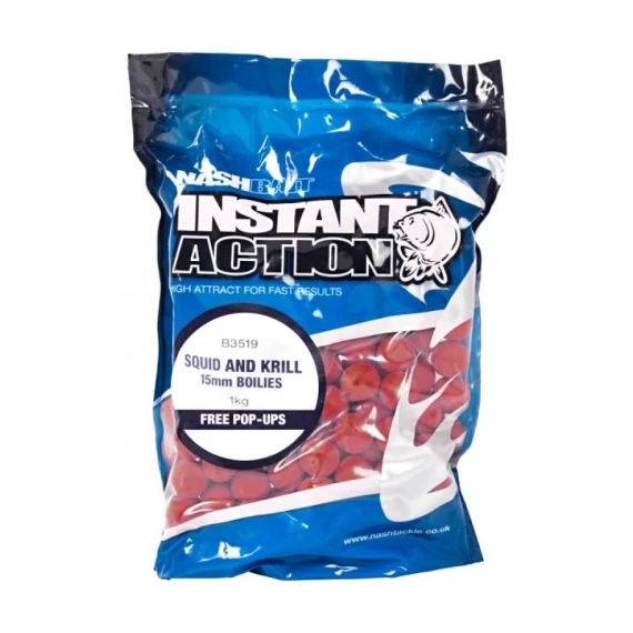 Nash Instant Action Boilies Squid & Krill Bojli