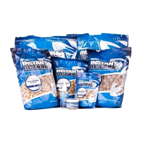 Nash Instant Action Boilies Candy Nut Crush Bojli