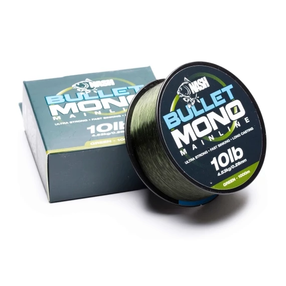 Nash Bullet Mono Green Mainline Főzsinór