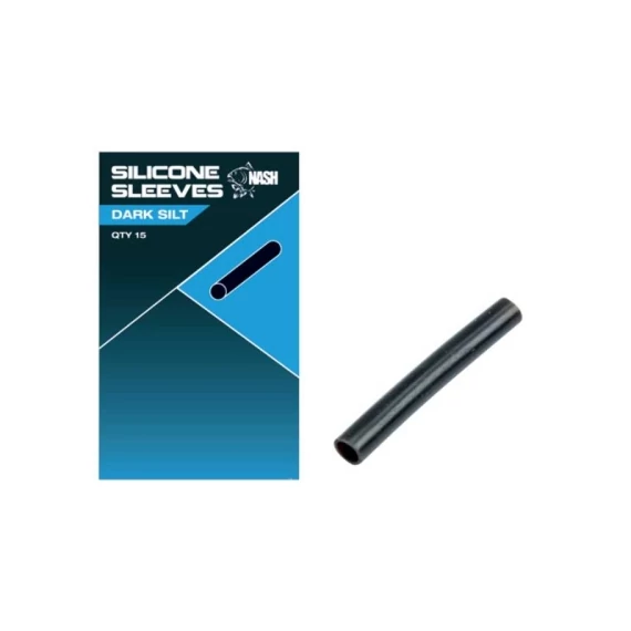 Nash Silicone Sleeves Dark Silt Szilikoncső