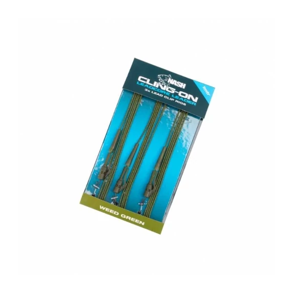 Nash Cling-On Leadcore Lead Clip Rigs Leader Előkötött Leadcore