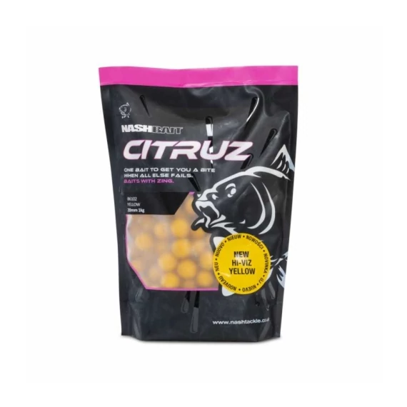 Nash Bojli Citruz Boilies Yellow (1kg)