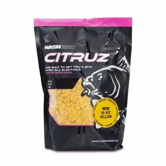 Nash Darált Bojli Citruz Flake Yellow (1kg)
