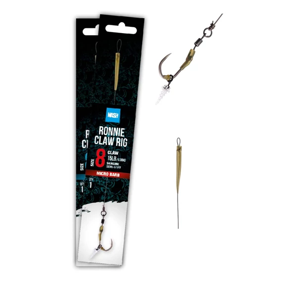 Nash Előkötött Horog Ronnie Claw Rig