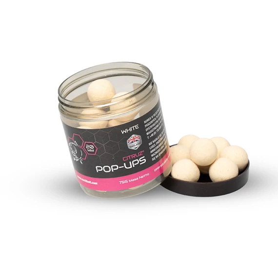 Nash Citruz Pop Ups White (75g) - 12mm