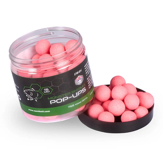 Nash Pop Ups Monster Shrimp Pink (75g) - 12mm