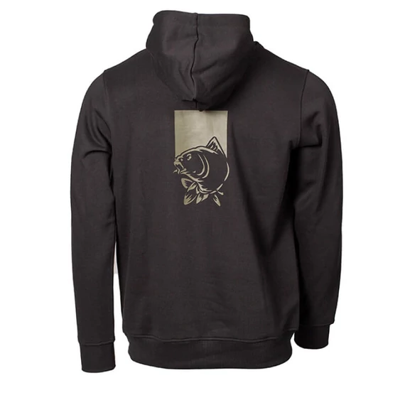Nash Pulóver Make It Happen Hoody Fish Logo (Black)