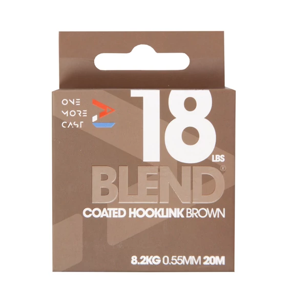 One More Cast Előtétzsinór Blend Coated Hooklink (Barna)