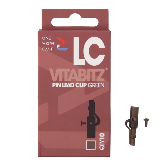 One More Cast Ólomklipsz Vitabitz Pin Lead Clip (10db) - Brown