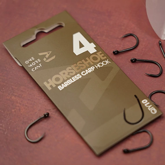 One More Cast Szakáll Nélküli Horog Horseshoe Hook Barbless (10db)