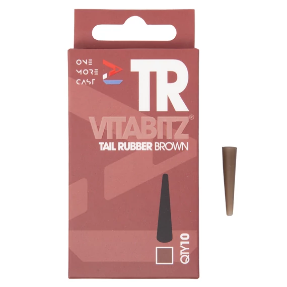 One More Cast Gumihüvely Vitabitz Tail Rubber (10db) - Brown
