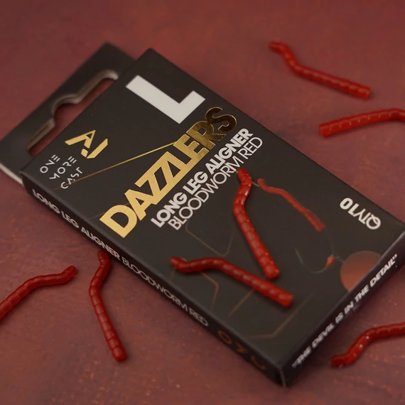 One More Cast Horogbefordító Dazzlers Long Leg Bloodworm Red