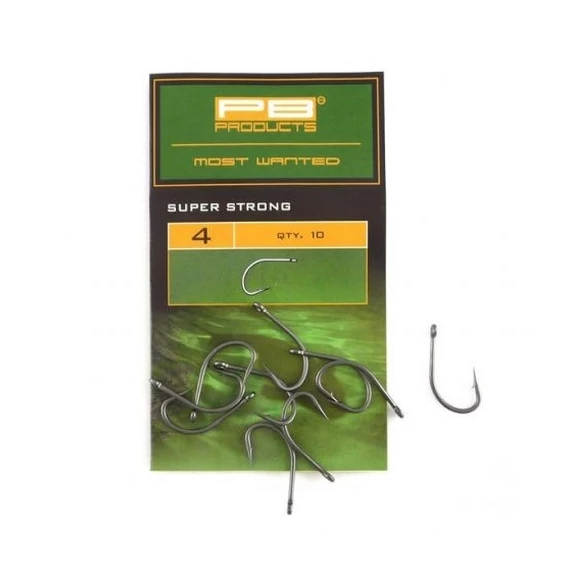 PB Products Super Strong Barbless szakáll nélküli horog - 4