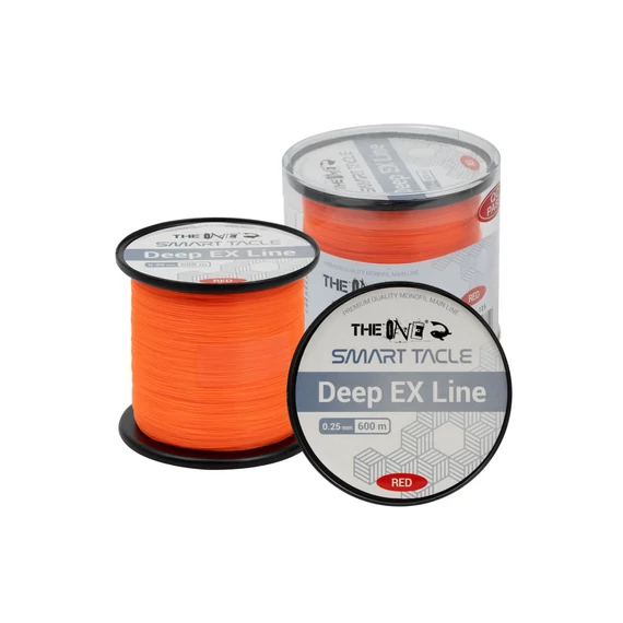 The One Deep EX Line Soft Red Monofil Zsinór (600m)
