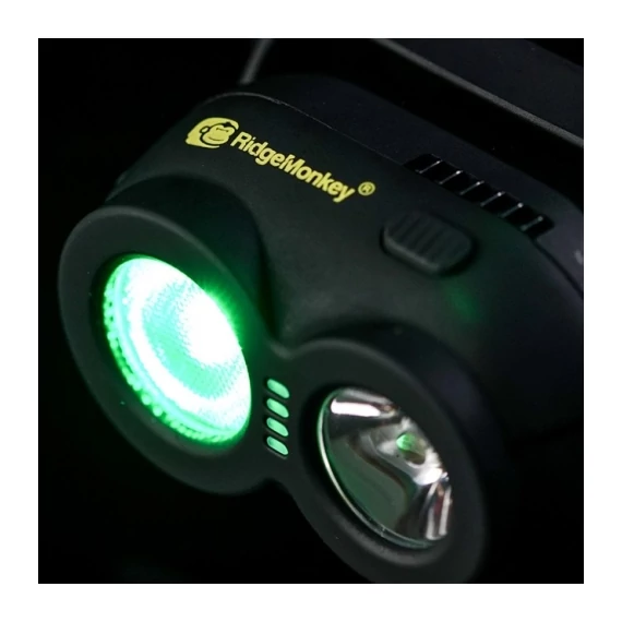 RidgeMonkey VRH150 Headtorch Tölthető Fejlámpa