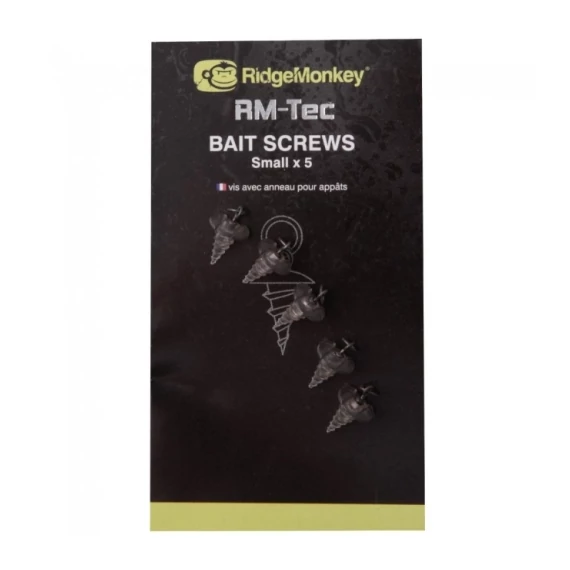 RidgeMonkey RM-Tec Hook Ring Bait Screw Nagykarikás Csalicsavar