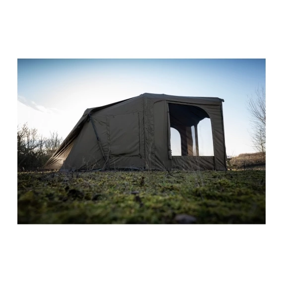 RidgeMonkey EscAPE XF2 Compact 2 Man Bivvy With Plus Porch Extension Sátor (2 személyes+előtér)