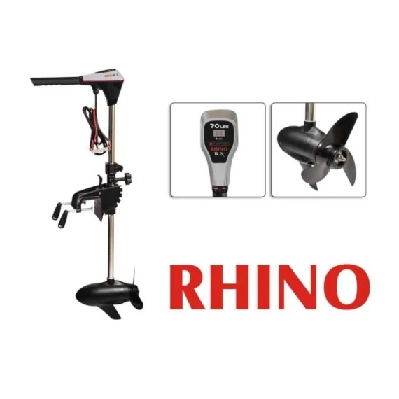 Rhino BLX70 LB Kefe Nélküli Elektromos Csónakmotor (12V)