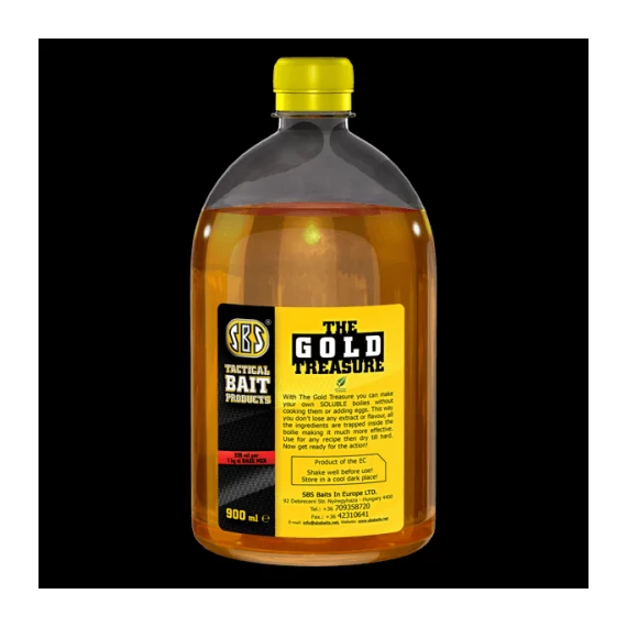 SBS Gold Treasure The Gold Treasure Szirup (Oldódó bojli készítéséhez) 900ml