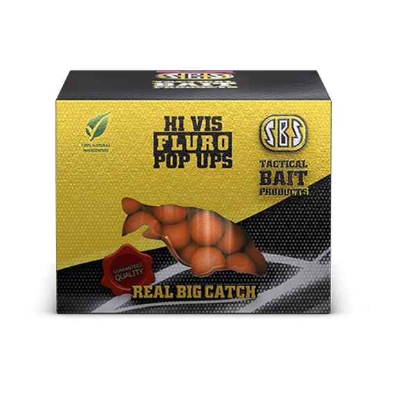 SBS Hi Vis Fluro Pop Ups Lebegő Bojlik (14mm)
